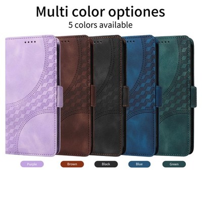 For iPhone16e 16 15 Pro Max 14 13 12 Flip Wallet Phone Cover Leather Stand Case 