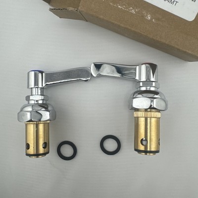 Handle Stem Assembly For T&S Brass Faucets Replace 002713-40 002714-40 Blue& Red