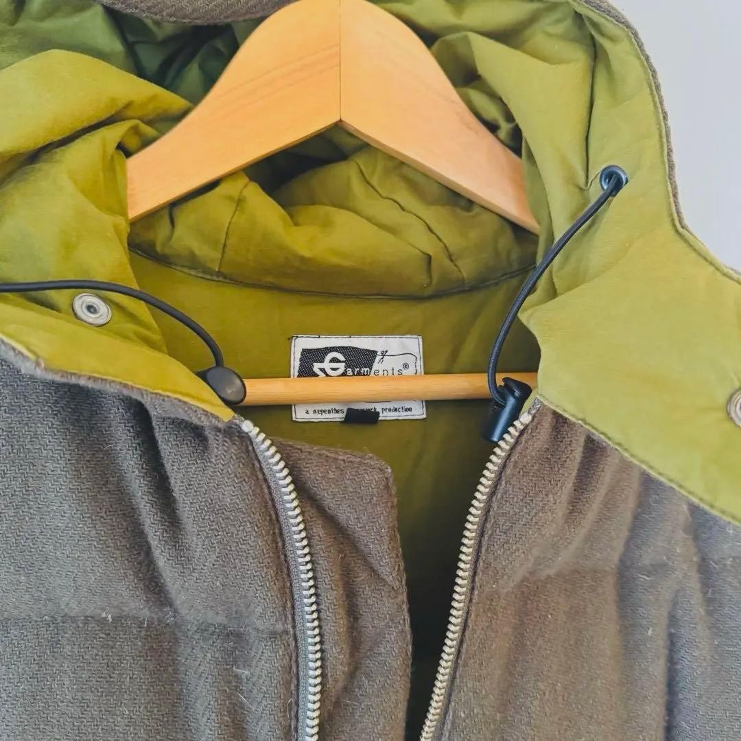 Engineered Garments Down Vest Small Dark Brown Vi… - image 21