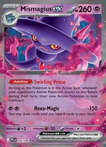 Mismagius ex - Phantasmal Flames (PFL) PFL #36 Pokémon TCG