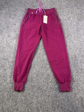 FIGS Scrub Jogger Pants Womens XXS Petite Purple Technical Collection Workwear