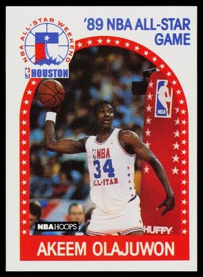 -CS- 1989-90 NBA Hoops All-Star - #178 Akeem Olajuwon (J) *Free Shipping*