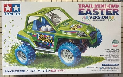 Tamiya Trail Mini Junior JR 4WD Easter Version EZ Chassis 1:32 Scale Kit # 95700