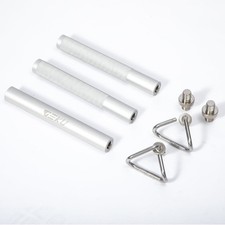 Aluminum Resistance Band Bar 3-Section Detachable Heavy Duty Workout Bar