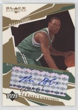 2003-04 Upper Deck Black Diamond 24 Karat Signatures Marcus Banks #BA Auto x5u