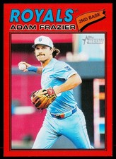 2026 Topps Heritage #262 - Adam Frazier - Red
