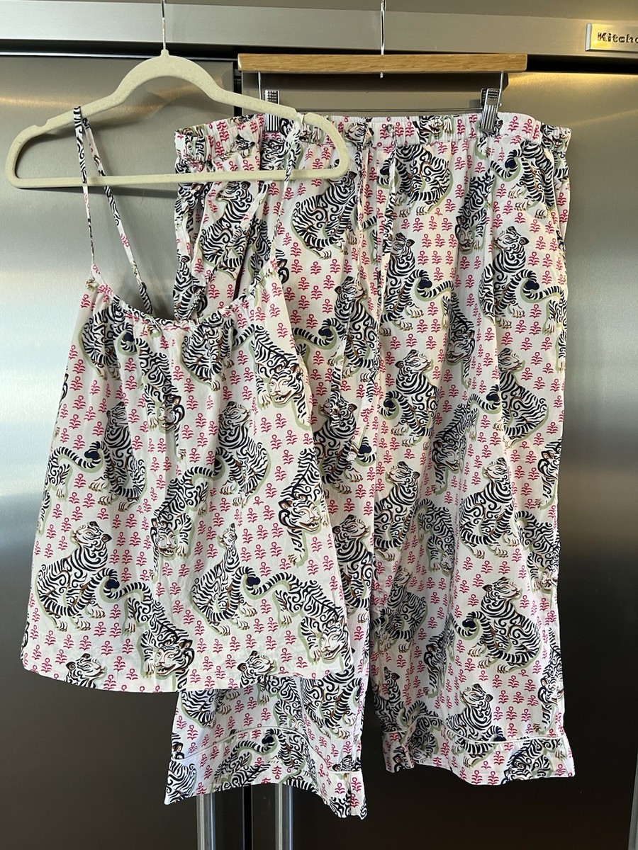 Print Fresh 2PC Pajamas Womens 3X Bagheera Tiger Queen Cami