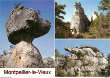 Postkarte - 12 - Montpellier le Vieux - Dolomitenchaos - Multivues - CPM