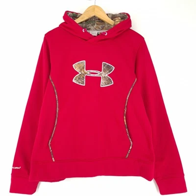 Under Armour Vintage Sweat à Capuche Homme Rouge Xc7 Taille XL - Photo 1/4