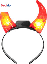 Light up Party Headband, LED Flashing Headwear for Unisex Adults