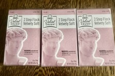 3 Plaid FolkArt Velvet Crush 2 Step Flock Kit Pink Velvety Soft Finish.Sealed