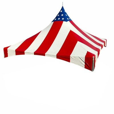 20x20 Replacement Canopy Top Patriotic Cover For High Peak Tent Event Gazebo