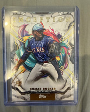 2025 Topps Inception Kumar Rocker Rookie Card #49 Texas Rangers. rookie card picture