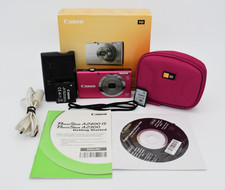 Canon PowerShot A2300 HD 16.0MP 5x Digital Camera Pink Red Bundle - TESTED WORKS