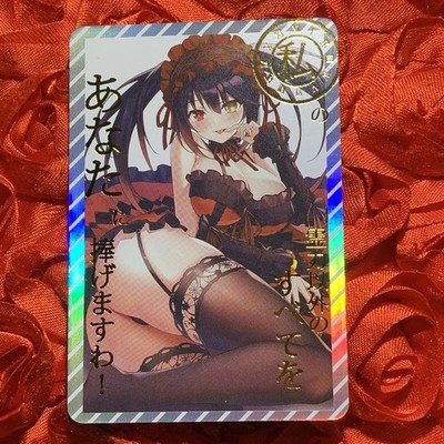 Kurumi Tokisaki Date Hottie Goddess Anime Holo ACG Card Red Main