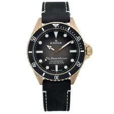 Edox Men’s SkyDiver Military Limited Edition Watch - 80115 BRZN NDR ($2495 MSRP)