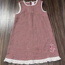 Vintage Carter's Size 4 Little Girl Sleeveless Dress.