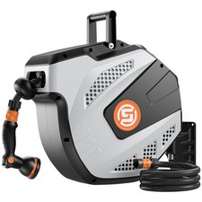 SUNPOW Avvolgitubo da Giardino Retrattile - Arrotolatore Tubo Acqua