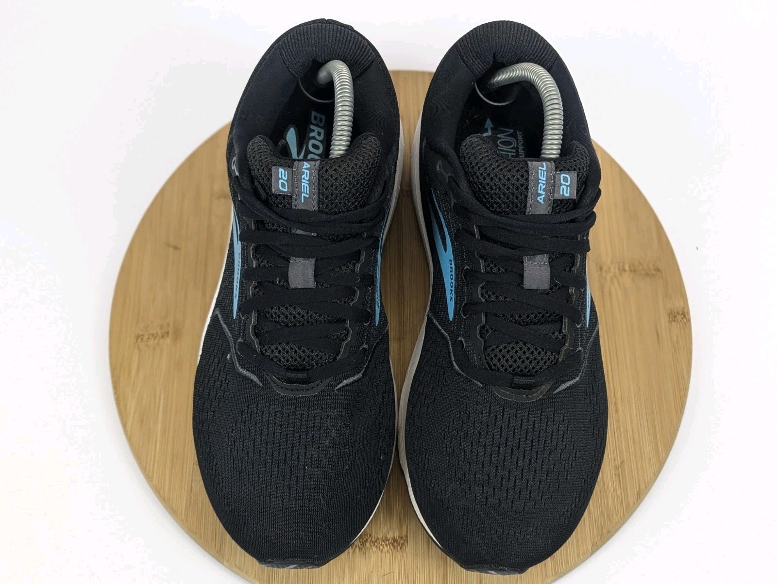 Brooks Ariel 20 Womens 12 D Wide Black Blue Running Shoes Walking Sneakers thumbnail 8