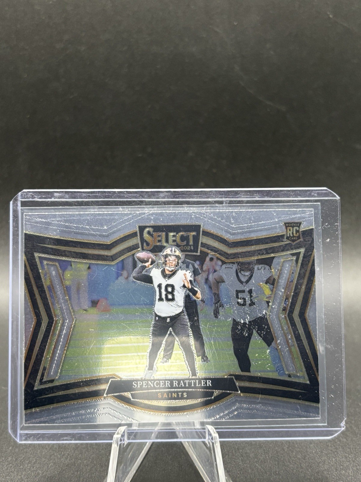 2024 Panini Select - Field Level Spencer Rattler #493 (RC)