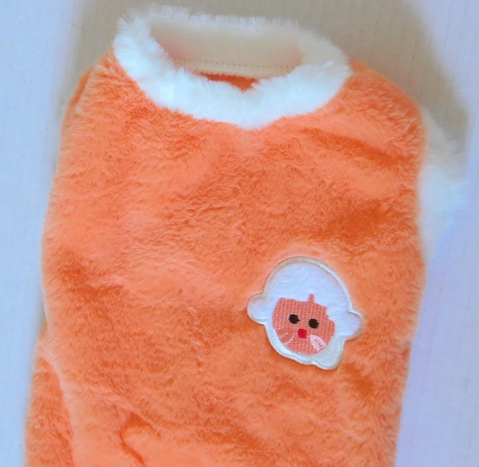 Ropa para Perros Mediana Naranja Camisa Difusa Conjunto VER MEDIDAS en Descripción Foto 4 de 4