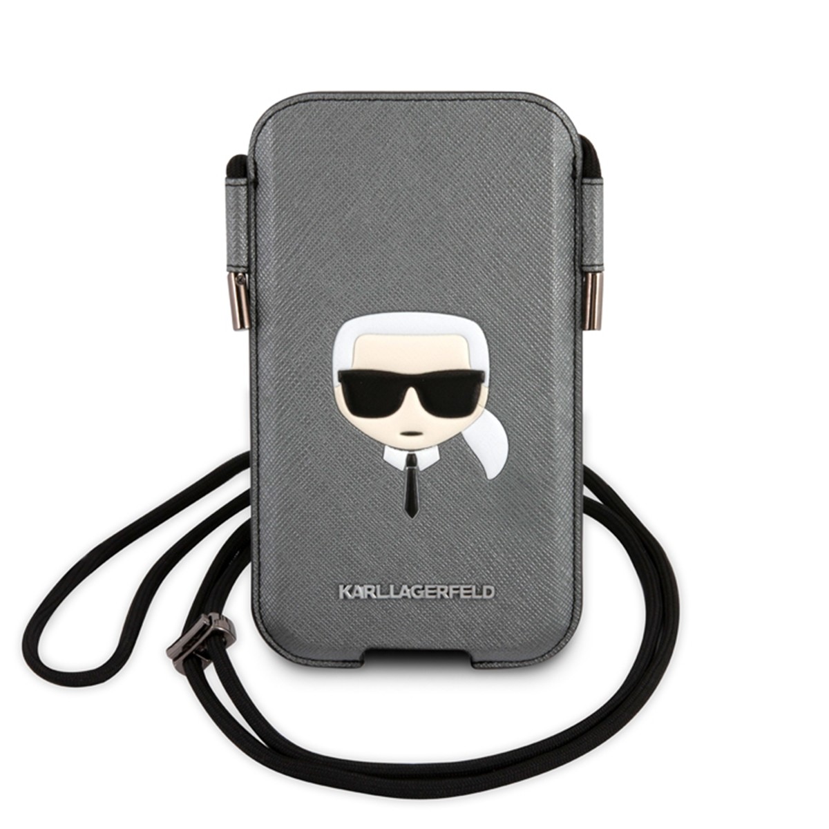 Pochette smartphone Karl Lagerfeld pour vos sorties urbaines avec cordon chic