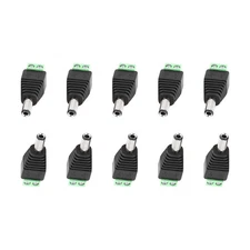 Male DC Power Jack Terminal Connectors 5.5x2.5mm for CCTV Power Connector,20pcs