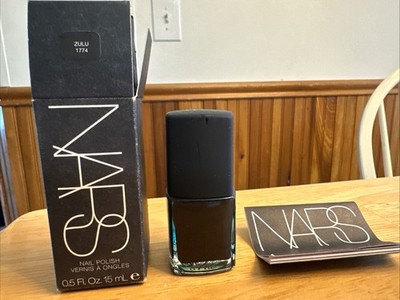 NARS Nail Polish 1774 * ZULU * Full SZ 0.5 fl oz DEEP DARK GREEN VERY RARE BNIB