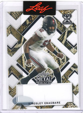 Leaf Metal Draft KINGSLEY ENAGBARE 1 of 1 Pre Production Proof Rookie card