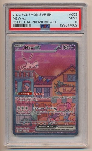 PSA 9 Pokemon Black Star Promo Mew EX SVP EN #053 MINT Condition!!