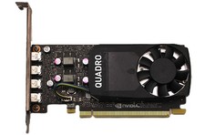 NVIDIA Quadro P1000 4GB GDDR5 4xMini DisplayPort High Profile PCIe Graphics Card