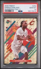 Marketplace image: 2025 Topps Finest Darius Garland  #254 Superfractor 1/1 PSA 10 CAVS