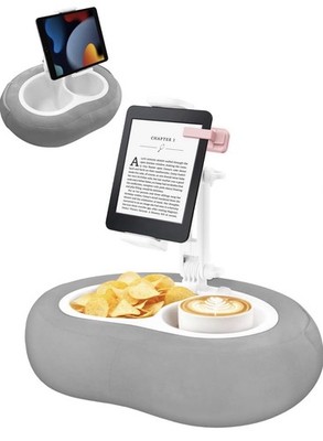 Brandless Tablet Pillow Stand 4.7 12.9  iPad Kindle Phone 360° Rot Gray S