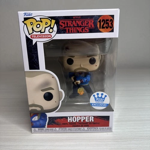 Hopper #1253 ~ Funko Pop Stranger Things Funko Shop Exclusive