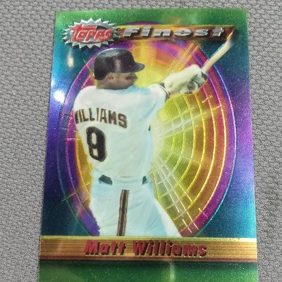Topps 1994 Finest Matt Williams #214 San Francisco Giants Finest Moment Card