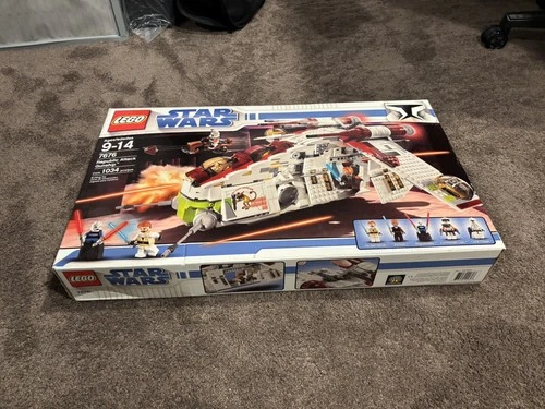 LEGO Star Wars Republic Attack Gunship 7676 NISB box 9/10