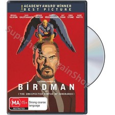 Image of Birdman (DVD, 2014) PAL Region 4 (Michael Keaton, Edward Norton, Emma Stone) NEW