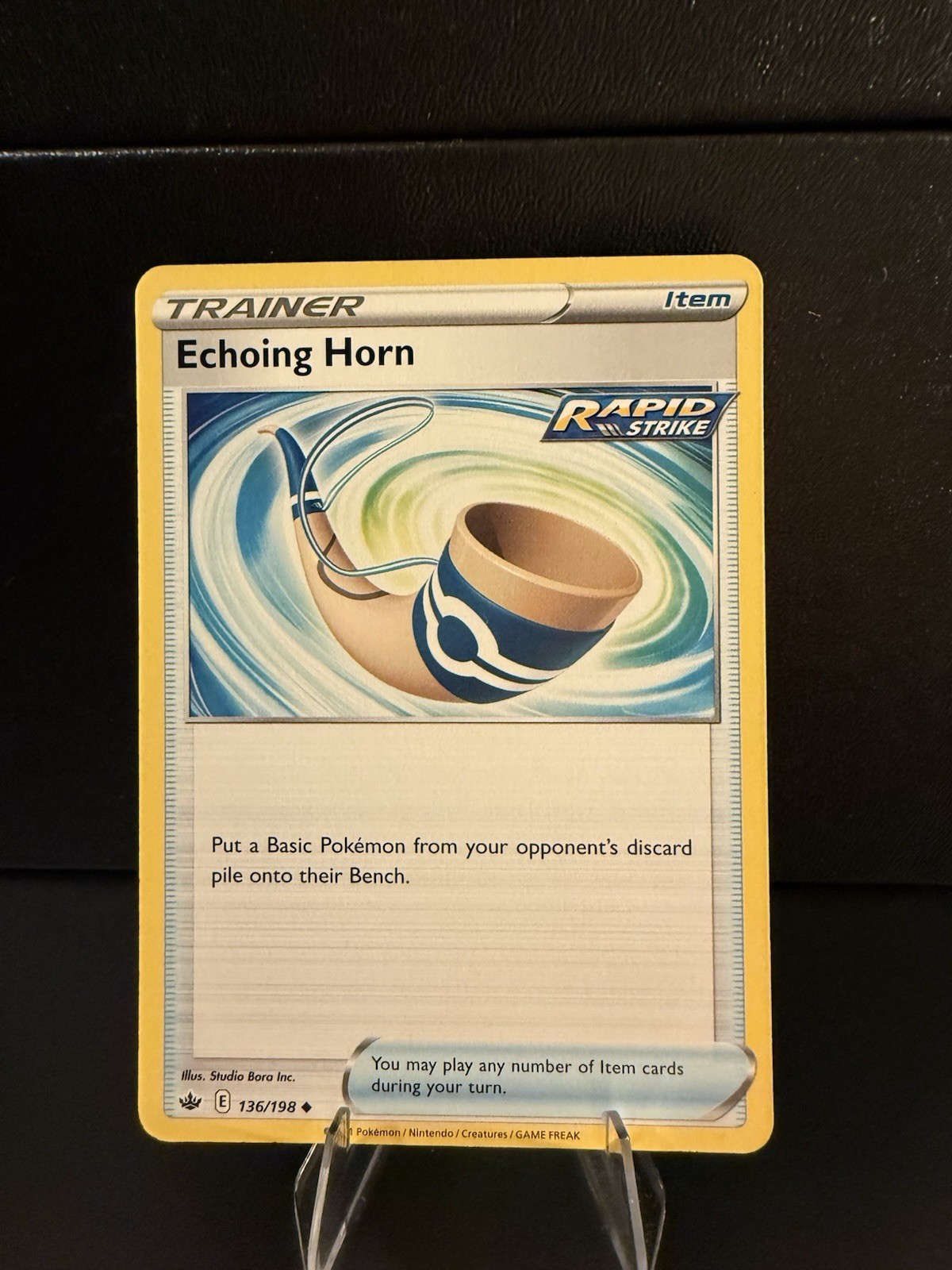Echoing Horn 136/198 Uncommon Chilling Reign Pokemon TCG NM