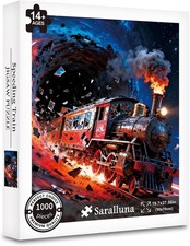 Speeding Train 1000 Pc Jigsaw Puzzle, Brand New-Sealed Box