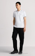 100 Autheentic Dior Polo Shirt With Bee Embroidery White Size Large Pre-owned