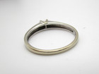 14K White Gold 1/4 CTW Square Diamond Engagement Ring Size 7.25 1.9 Gr [R371] — photo 7