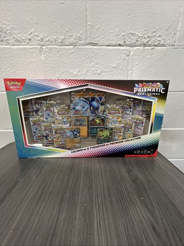 Prismatic Evolutions Lucario ex & Tyranitar ex Premium Collection – Focus Collectibles