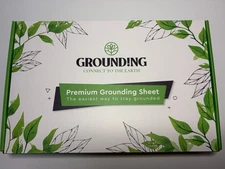 NEW GROUND!NG Premium Grounding Sheet King Size Gray 78in x 80in (193cm x 203cm)