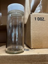 1 pallet of clear glass jars +  sifter shaker lids use Canning spices supplement