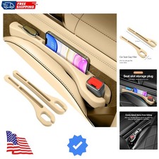 2PCS Car Seat Gap Filler Organizer with Phone Holder, Upgrade Version Car Se...