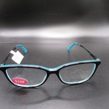 Emozioni by Safilo EM4044 HM Black Turquoise Cat Eye Eyeglass Frames 53-15-140