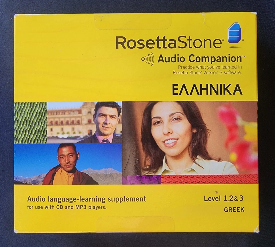 LOT of 2 Rosetta Stone Audio Companion / Levels 1,2, & 3 Greek & Hebrew. NEW! - Image 4 of 4