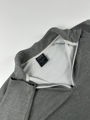 Helly Hansen Men s SZ XL Pullover Gray 1/4 Zip Long Sleeve Base Layer Activewear