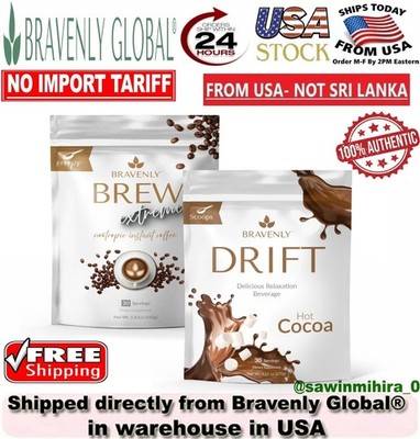 Bravenly Brew Extreme + Drift - Hot Cocoa ( AM PM DUO BUNDLE ) - New In Box !  