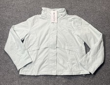 Athleta Everywhere Jacket Women's Size Small Full Zip Hooded Glacier Blue NEW